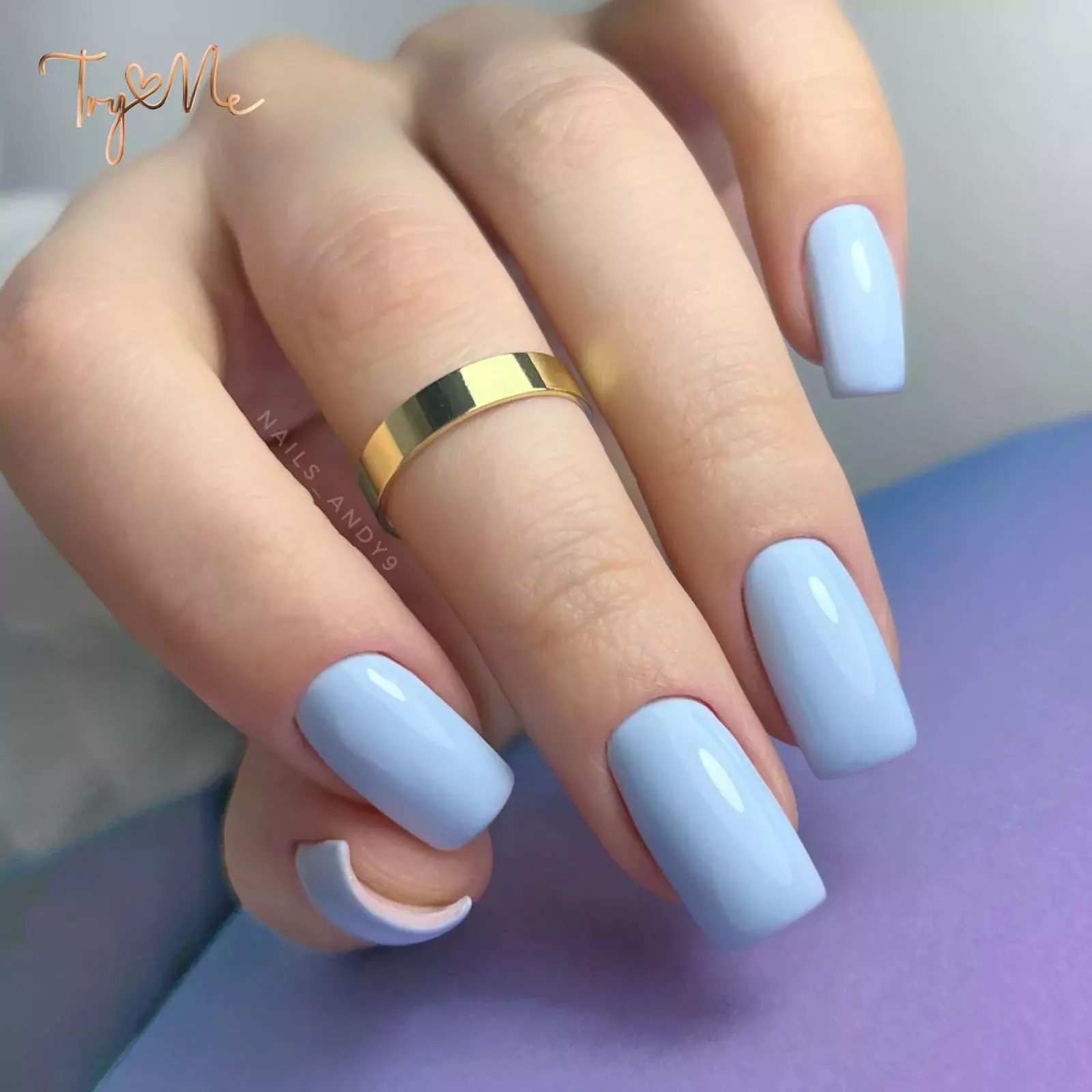 Lakier Hybrydowy TryLoveMe Sparkling Blue 016 - obrazek 4