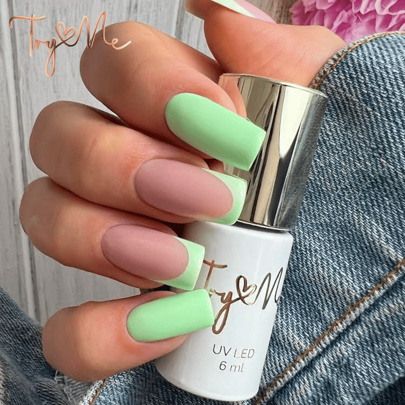 Lakier Hybrydowy TryLoveMe Milky Nails 001 - obrazek 4