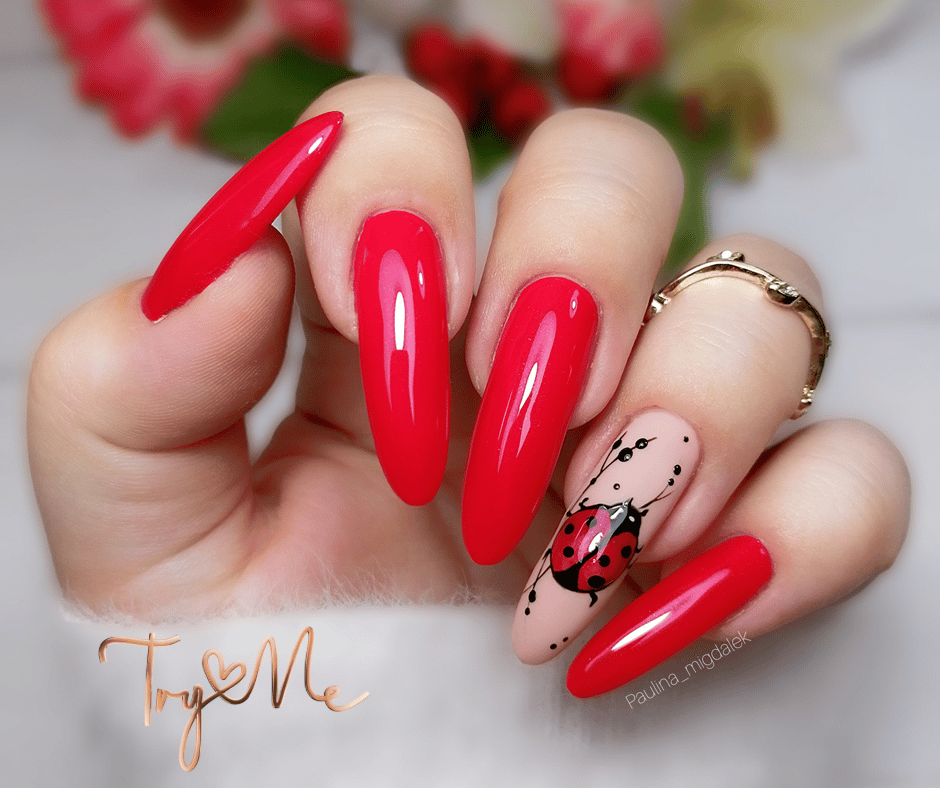 Lakier Hybrydowy TryLoveMe Raspeberry Delight 035 - obrazek 2