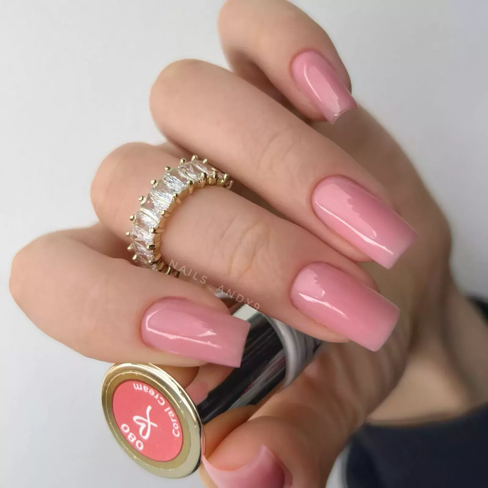 Lakier Hybrydowy TryLoveMe Coral Cream 080 - obrazek 2