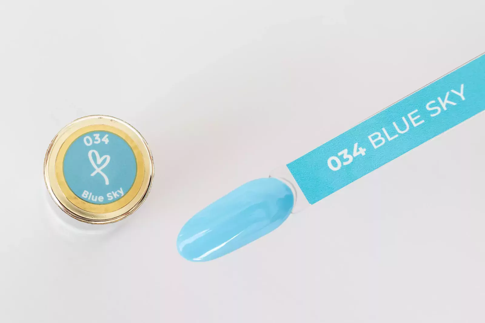 Lakier Hybrydowy TryLoveMe Blue Sky 034 - obrazek 4