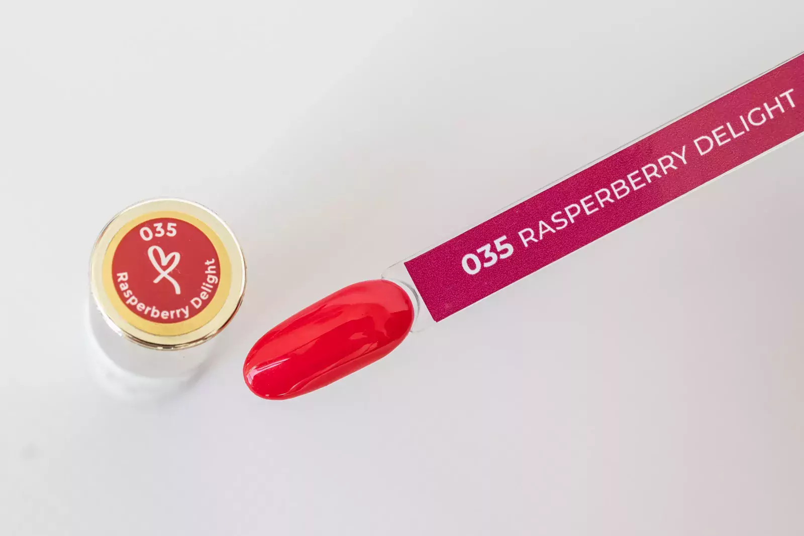 Lakier Hybrydowy TryLoveMe Raspeberry Delight 035 - obrazek 4