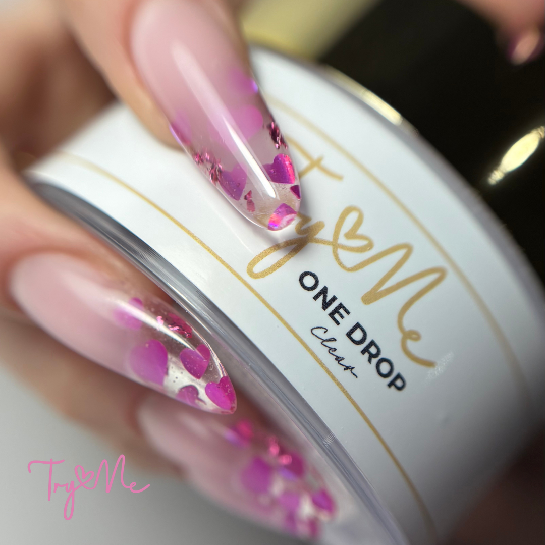 Żel budujący One Drop Soft Pink 50ml - obrazek 2