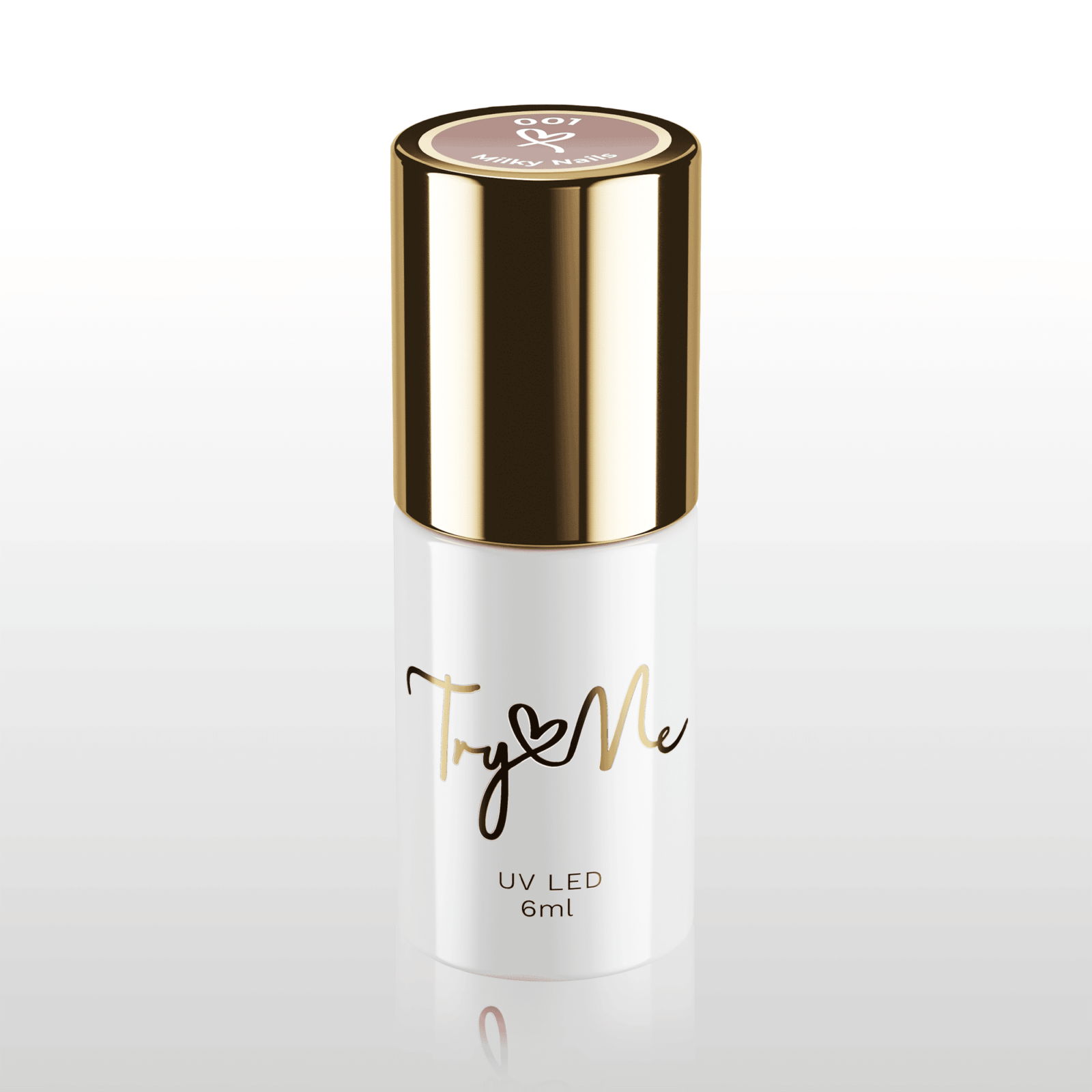 Lakier Hybrydowy TryLoveMe Milky Nails 001 - obrazek 2