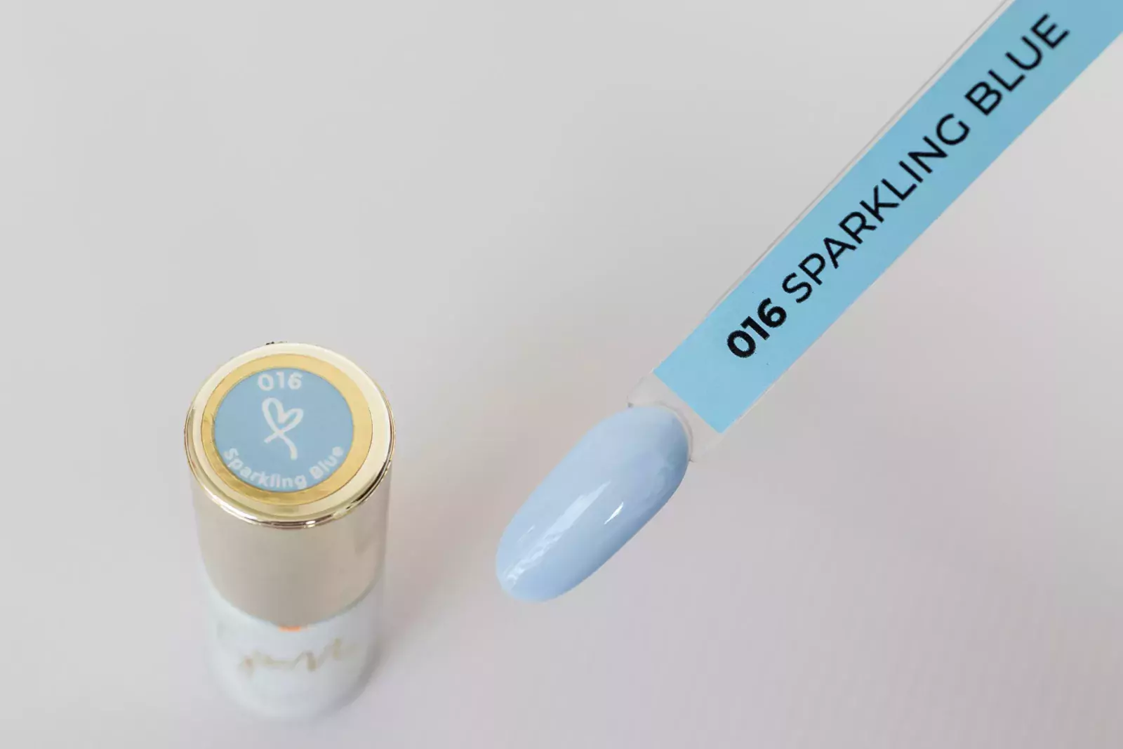 Lakier Hybrydowy TryLoveMe Sparkling Blue 016 - obrazek 2